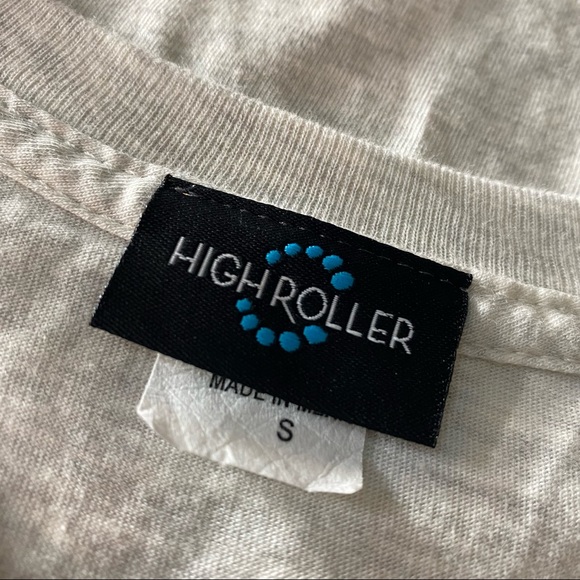 VTG 90’s 00’s High Roller Las Vegas Short Sleeve T-Shirt Size Small - Picture 3 of 3